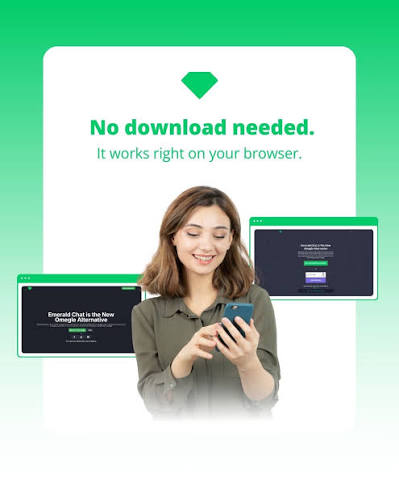 Emerald Chat interface overview